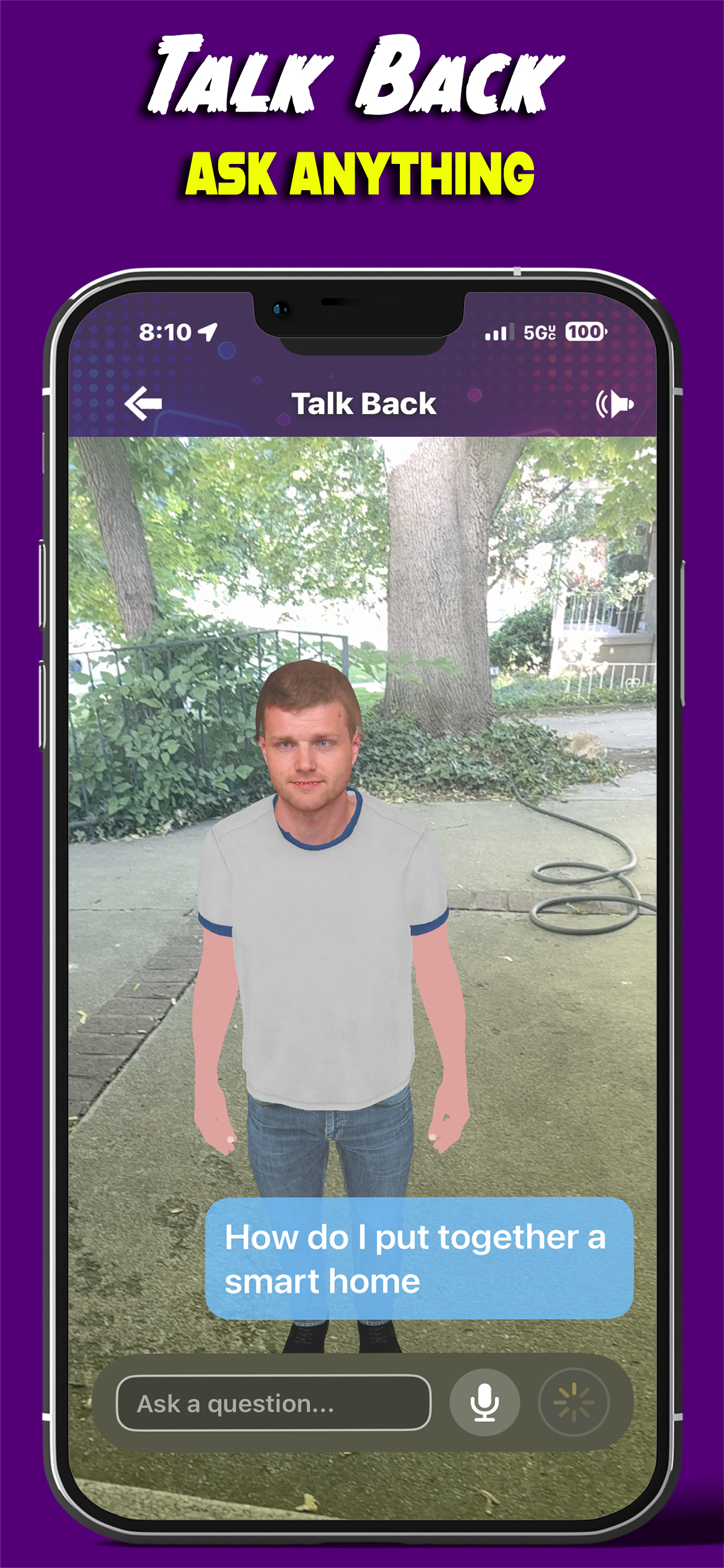 AR Personas — place a character in your room and talk back